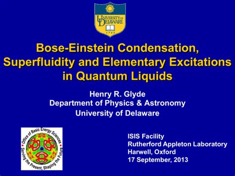 Bose-Einstein Condensation, Superfluidity and Elementary