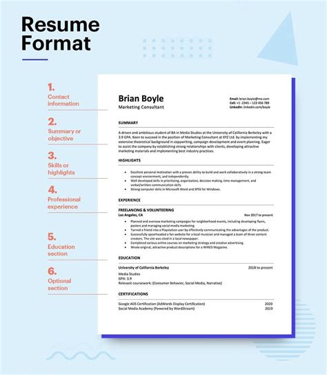 Master the Best Resume Format in 2021