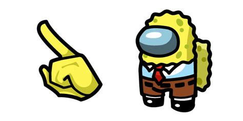 Among Us SpongeBob Character cursor – Custom Cursor