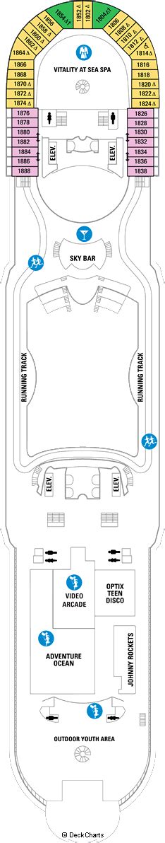 Royal Caribbean Voyager of the Seas Deck Plans: Ship Layout, Staterooms ...