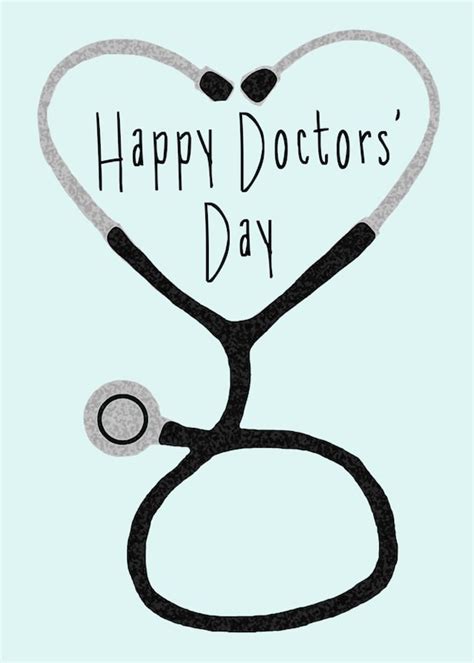 Happy Doctors' Day Printable Card