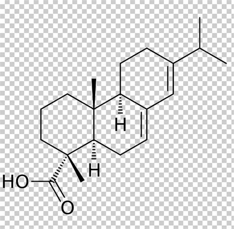 Abietic Acid Resin Acid Rosin PNG, Clipart, Abietic Acid, Acid, Angle, Area, Black And White ...