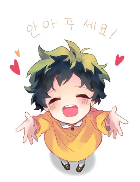 Midoriya Izuku | Chibi anime, Personajes de anime, Dibujos