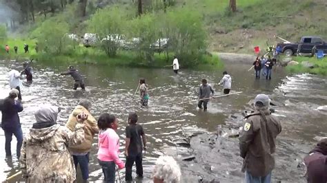 Burns Paiute Tribe 2016 fish release - YouTube