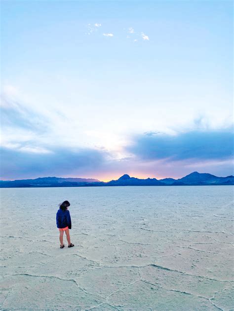 Sunset at the Bonneville Salt Flats | UTAWESOME