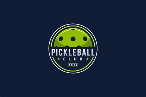 Badge Emblem Pickleball Club Logo Graphic by DOMSTOCK · Creative Fabrica