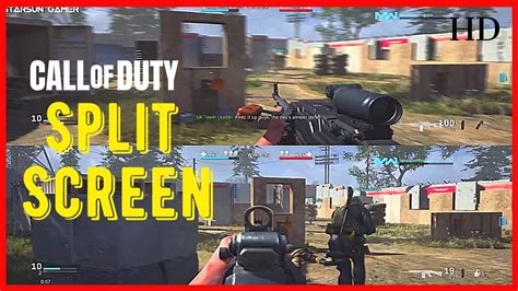 Call of Duty Modern Warfare Split Screen 2 Player Gameplay - YouTube