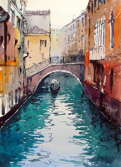 6a00e54f9e845b8834017ee6aafefb970d-pi 1,204×1,657 pixels | Venice painting, Watercolor landscape ...