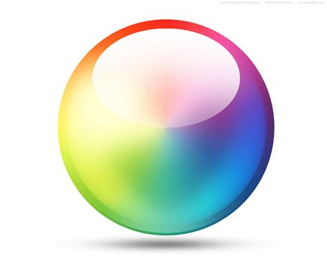 PSD color wheel icon | PSDgraphics