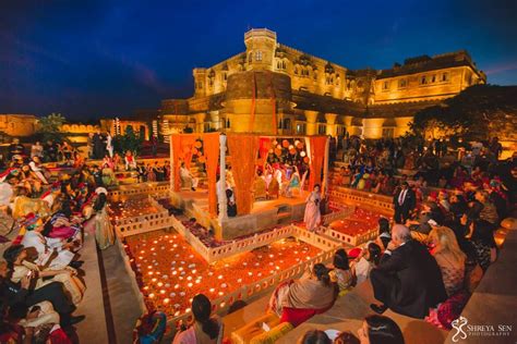 Destination Wedding in Jaisalmer, Rajasthan, India | Destination wedding, Desi wedding decor ...