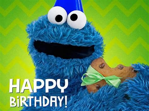 Cookie Monster Happy Birthday Clip Art