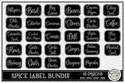 Kitchen Labels SVG Kitchen SVG Coffee SVG Tea SVG Pantry Labels Vectorency | ubicaciondepersonas ...