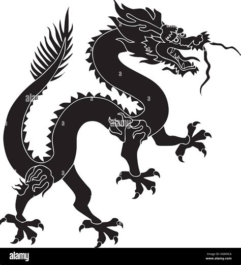 Chinese dragon vector design Stock Vector Image & Art - Alamy