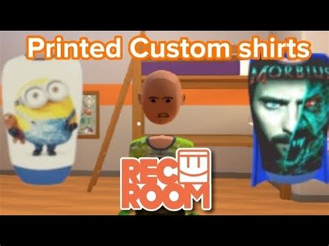 How to get Custom Printed Shirts in RecRoom - YouTube