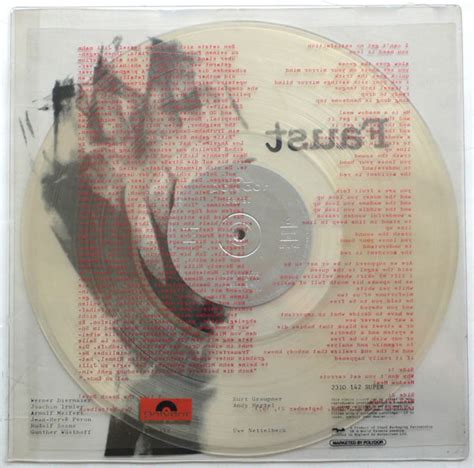 Faust – UK Clear Vinyl 1st Press Faust Album