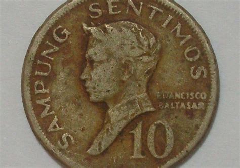 Philippine Money - Peso Coins and Banknotes: 10 Centavo Coin - Pilipino Series