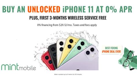 Buy An Unlocked iPhone 11 From Mint Mobile, Get 3 Months Of Wireless ...