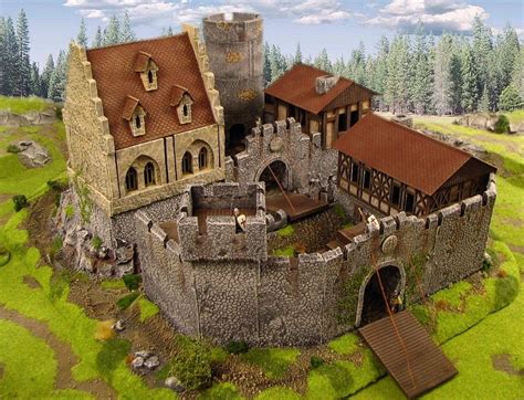 Warhammer Fantasy Battle Tabletop Gaming: Warhammer Scenery - Empire Castle / Fortified Palace ...