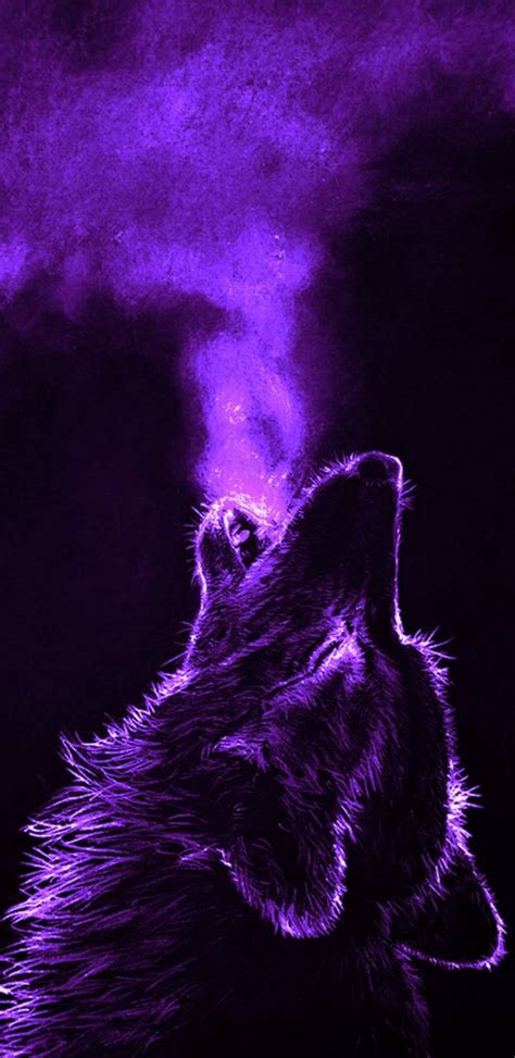 Purple Wolf Wallpapers - Top Free Purple Wolf Backgrounds - WallpaperAccess