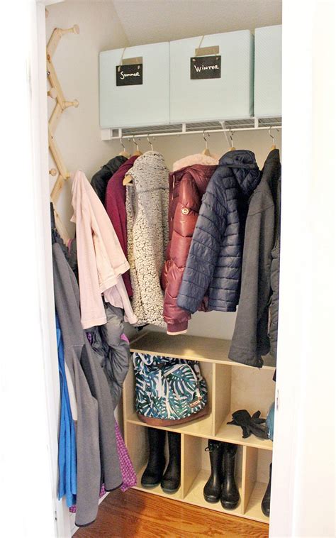 Tall Narrow Coat Closet | Dandk Organizer