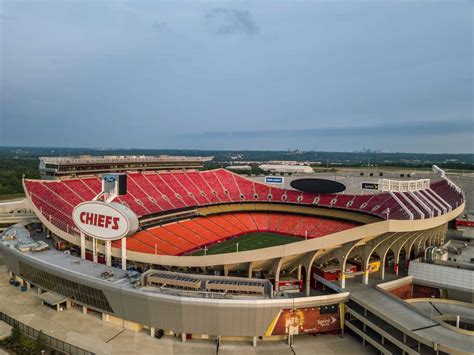 Drone Imagery of Arrowhead Stadium - Kansas City, Missouri