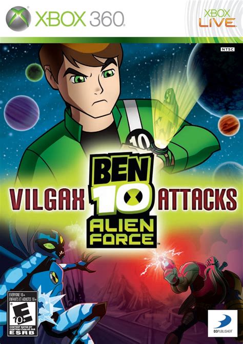 Ben 10 Alien Force Vilgax Attacks Xbox 360 Game