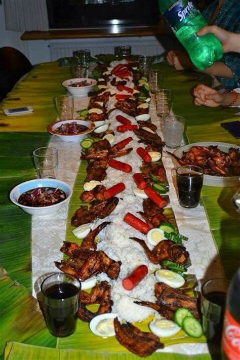 Event food, Boodle fight, Food obsession