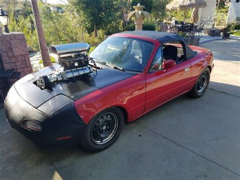 1990 Miata with a Supercharged Ford V8 | Miata, Mazda mx5 miata, Ford v8