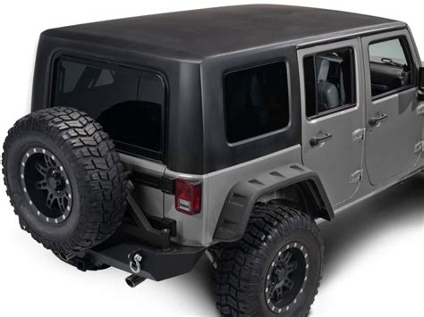Jeep Wrangler Two Piece Hardtop - Black (07-18 Jeep Wrangler JK 4 Door)