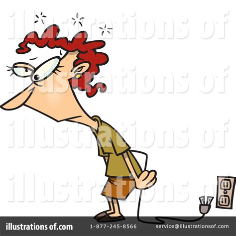 Exhausted Clipart #437242 - Illustration by Ron Leishman