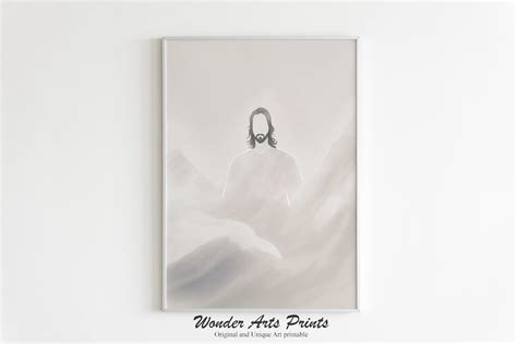 Jesus Watercolor Print, Come Follow Me, Christian Decor, Christ Print, Jesus Picture, Catholic ...