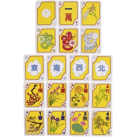 Chinese Mahjong Playing Cards Tile-shaped Kards for Chinese - Etsy ...