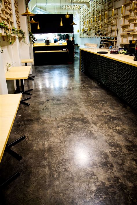 Coloured Polished concrete floors. Economic Beautiful concrete floors