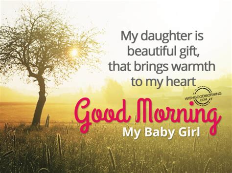 Good Morning Wishes For Daughter - Good Morning Pictures – WishGoodMorning.com