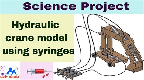 Hydraulic Crane Model using syringes in few minutes | hydraulic crane ...