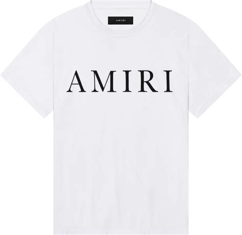 Amiri Logo Print White T-Shirt | Incorporated Style