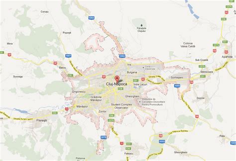 Cluj Napoca Map and Cluj Napoca Satellite Images