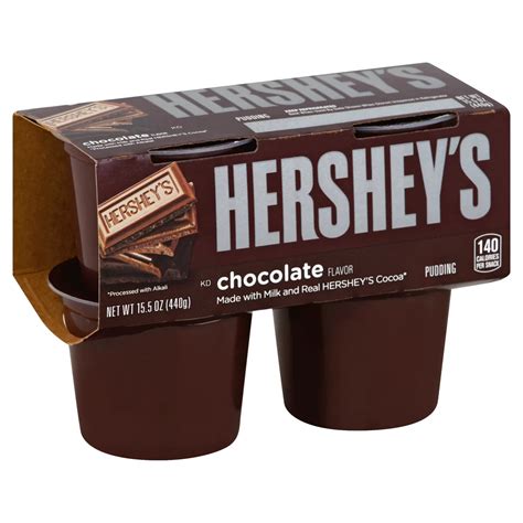 Hershey's Chocolate Pudding Cups - Shop Pudding & Gelatin at H-E-B