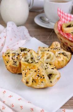 Photograph: Bun puff pastry with spinach and ricotta puff pastry with spinach and rico... #229032257
