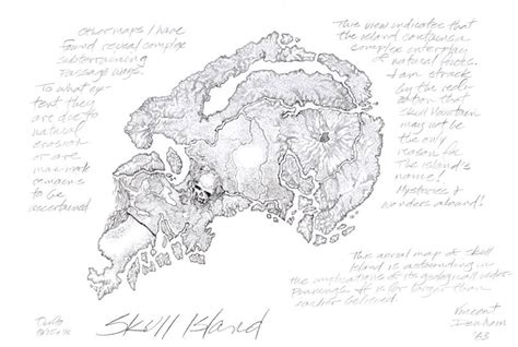 SKULL ISLAND MAP — KING KONG of SKULL ISLAND