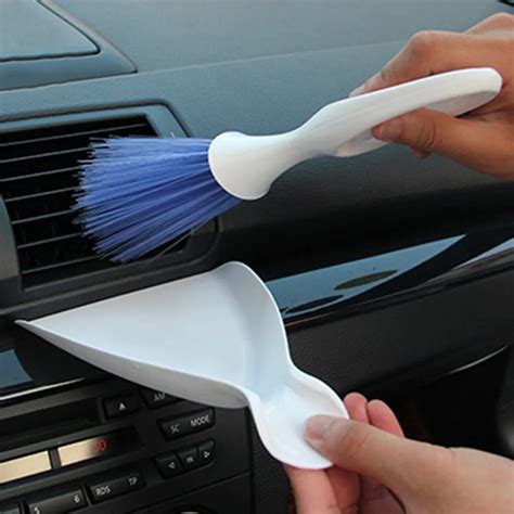 Car Air Conditioner Vent 2018 New Outlet Cleaning Brush Auto Car Meter Detailing Cleaner Blinds ...