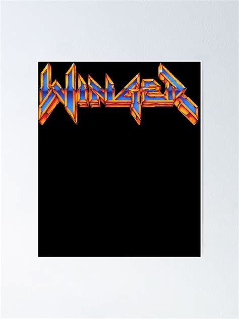 "Winger Band Logo Vintage Classic" Poster for Sale by DanettaVandiver ...