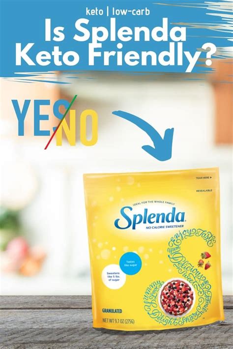 Sucralose: Can You Use Splenda on the Ketogenic Diet? | My Sweet Keto