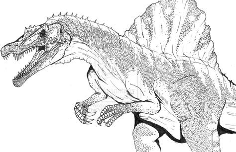 Spinosaurus Coloring Pages Printable - Printable Word Searches