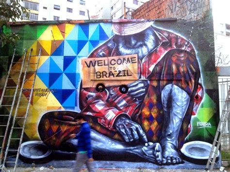 Eduardo Kobra “Welcome To Real Brazil” New Mural | Street art, 3d street art, Urban art