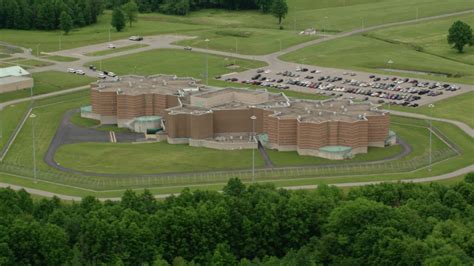 5K aerial video orbiting Ohio State Penitentiary, Youngstown, Ohio ...