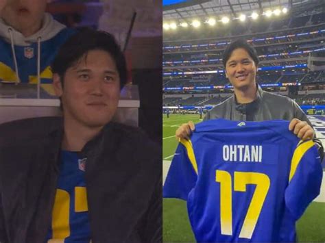 WATCH: $700 million star Shohei Ohtani attends NFL game in Los Angeles ...