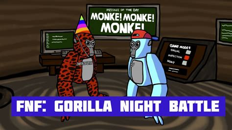 FNF VS Gorilla Tag: Gorilla Night Battle - YouTube