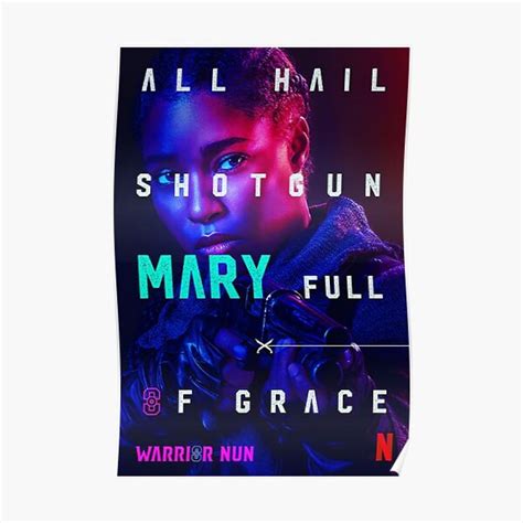 The Warrior Nun - Shotgun Mary Premium Matte Vertical Poster Designed ...