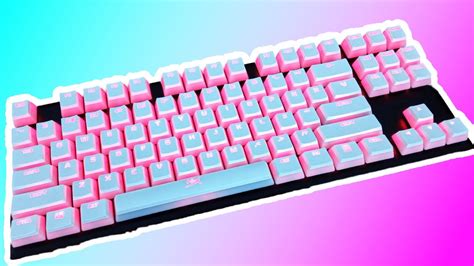 HyperX Alloy FPS Pro with HyperX pudding keycaps - all lighting modes - YouTube